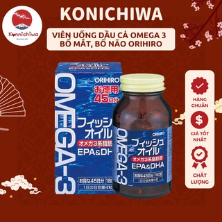 Dầu cá Omega 3 Orihiro fish oil, Omega 3 EPA & DHA Orihiro Nhật Bản hộp 180 viên