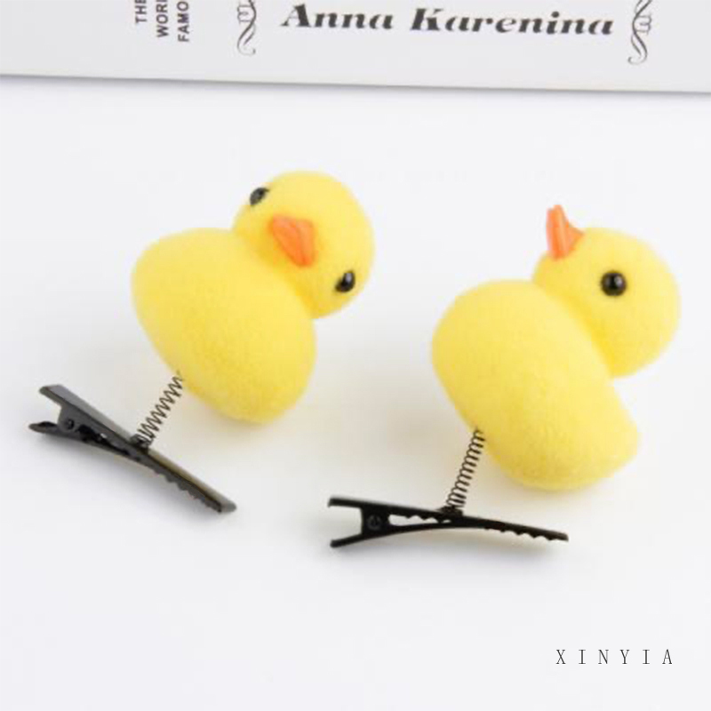 Kẹp tóc trang trí thú bông dễ thương cho nữ