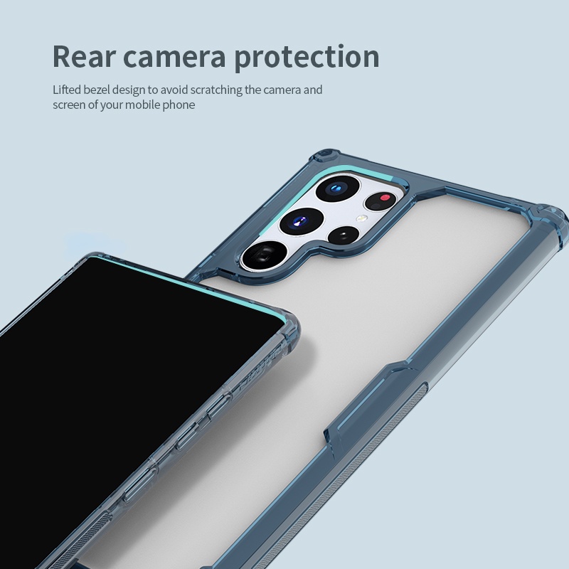 Ốp Lưng Nillkin Nature TPU Pro cho Samsung Galaxy S22 Ultra - Hàng Nhập Khẩu.