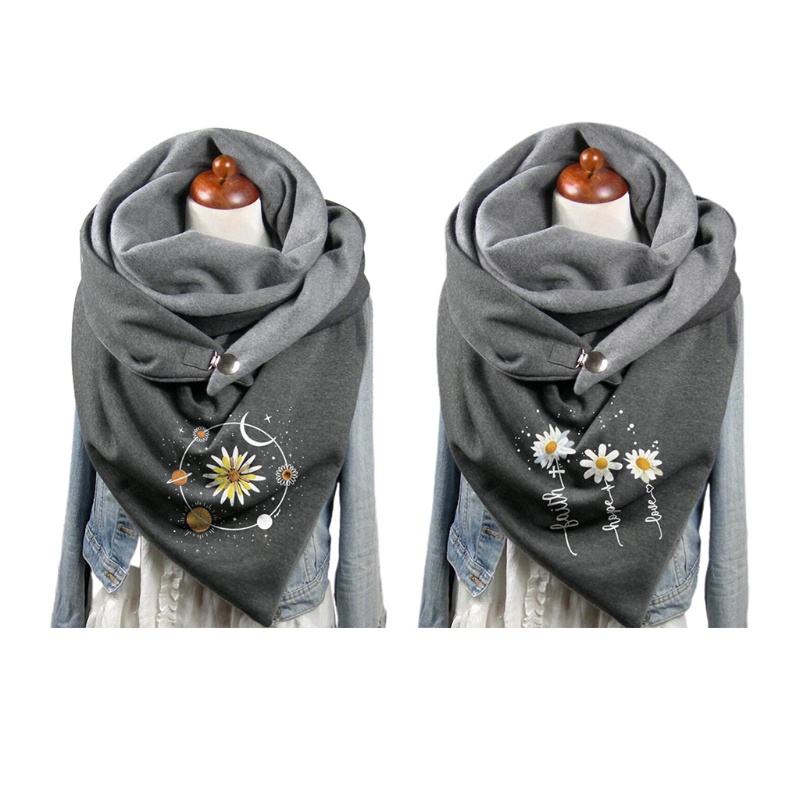 Khăn Choàng Cotton Cỡ Lớn Nhiều Màu Thời Trang Mùa Đông Cho Nữ