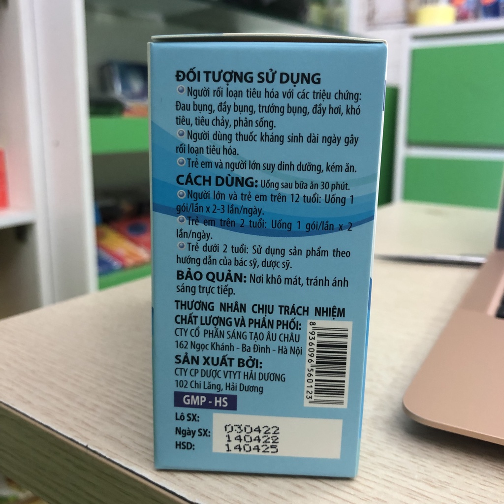 Men vi sinh Gestibio - Tiêu hóa tốt, Giúp ăn Ngon