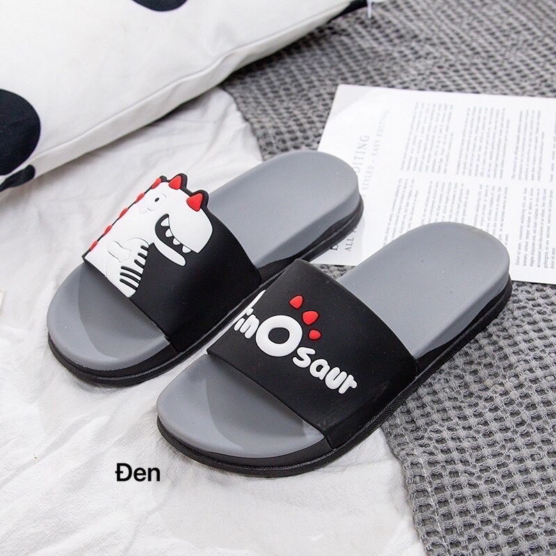 Dép quai ngang khủng long nam nữ [HÀNG Y HÌNH] mới
