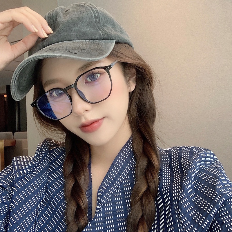 Mắt Kính Gọng Vuông Trong Suốt Siêu Nhẹ Chống Ánh Sáng Xanh TR90 Thời Trang Cao Cấp