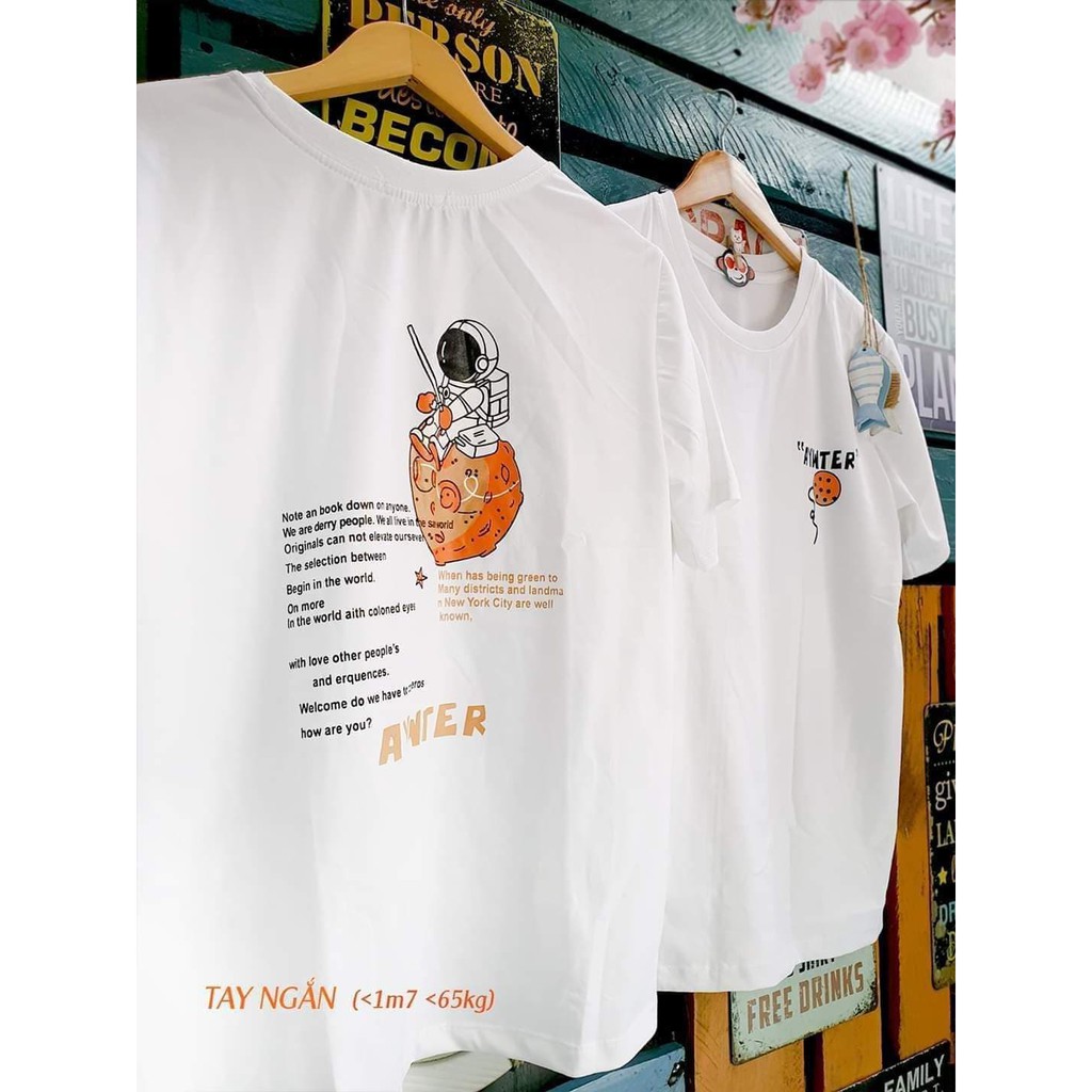 Áo thun tay ngắn unisex