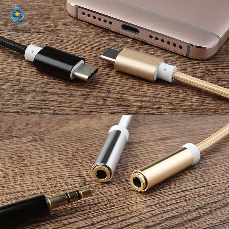 USB3.1 Type C to 3.5 Earphone Cable Adapter Male to 3.5mm AUX Audio Female Jack for Letv 2 2Pro Max2