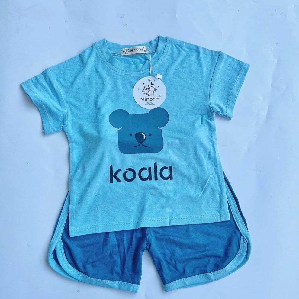 Sale sốc Bộ Cộc Tay KOALA Thun Lạnh Cho Bé trai bé gái, Bộ Cộc Tay Hàng Minkymom   hàng đẹp