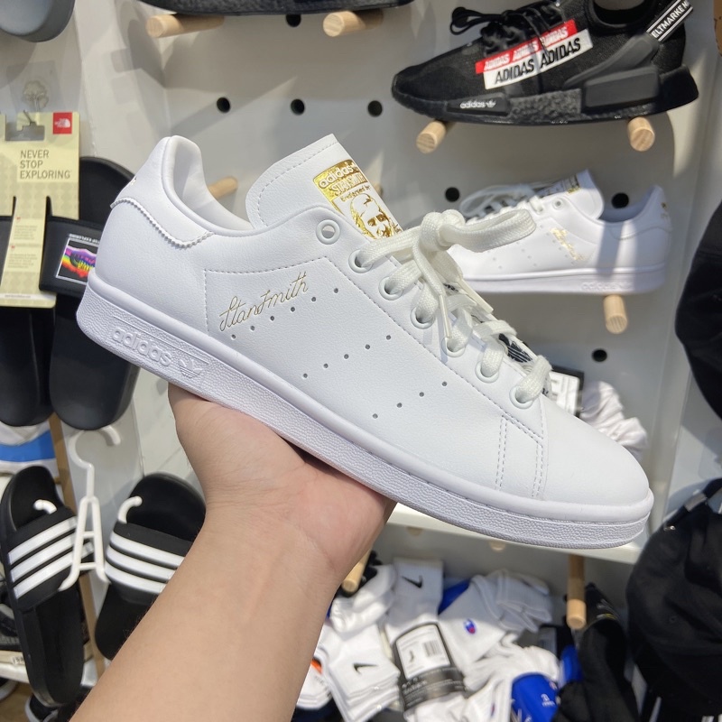 [Chính Hãng ] Giày Stan Smith Trắng Gold (H00307), sang chảnh hết nấc