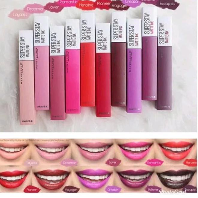 (Hàng Mới Về) Son Kem Lì Maybelline Lên Màu Chuẩn Đẹp | BigBuy360 - bigbuy360.vn