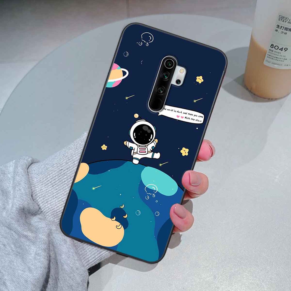 Ốp Xiaomi Redmi Note 8 / Note 8 Pro in hình vũ trụ, phi hành gia bầu trời cute dễ thương