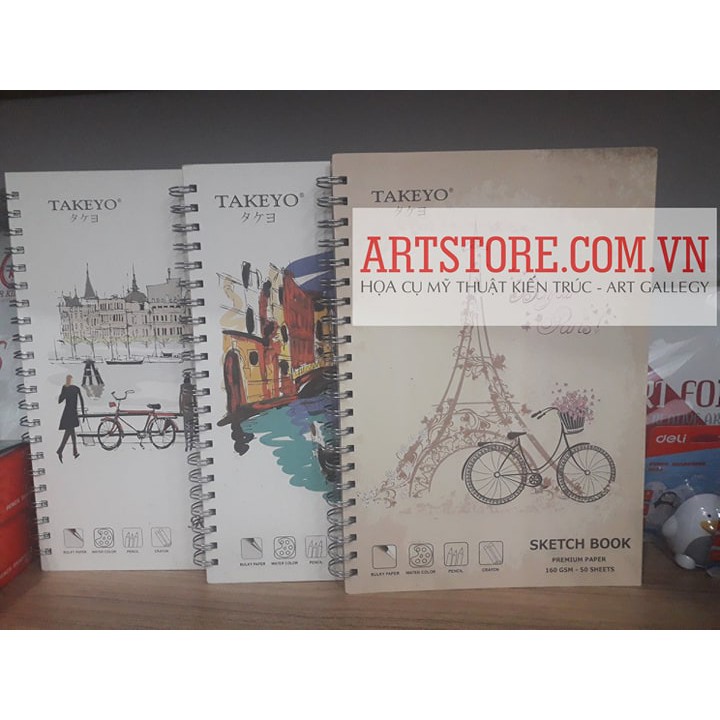 Sketch Book A4 TAKEYO 160gsm