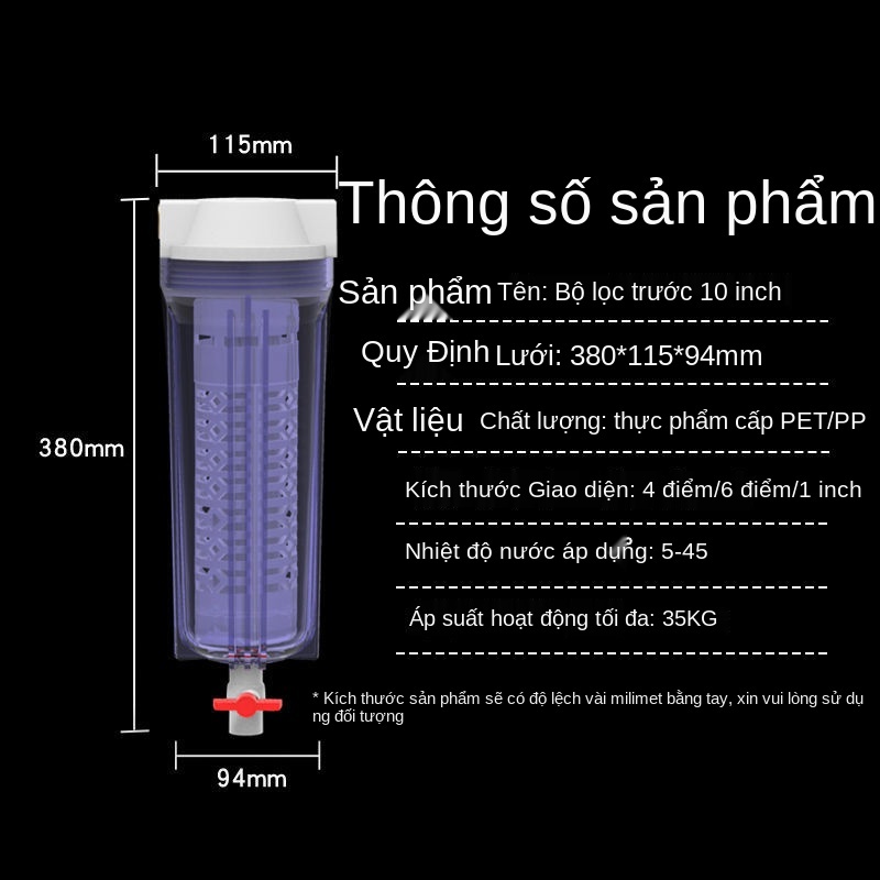 ☒▧Nước giếng nông thôn máy lọc sơ bộ hộ gia đình cả nhà dòng chảy lớn rửa ngược siêu