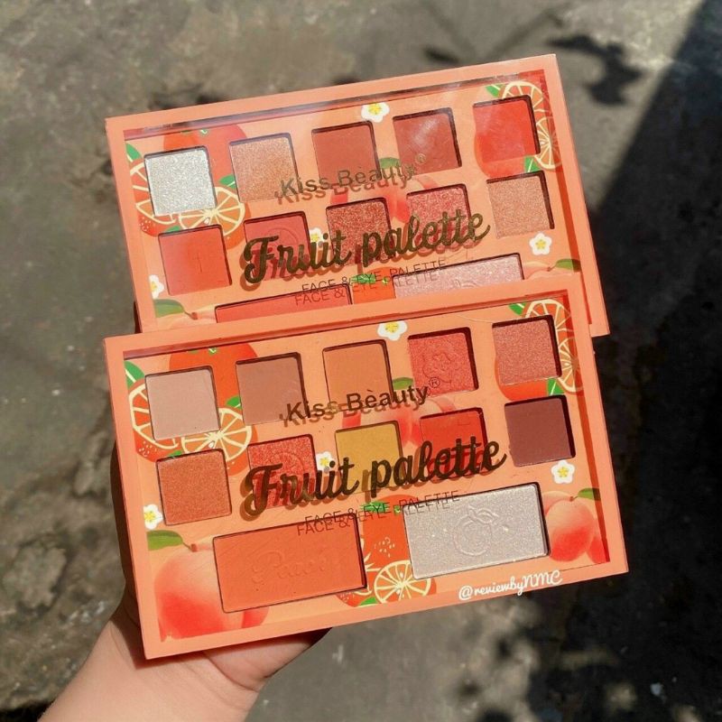 PHẤN MẮT KISS BEAUTY FRUIT PALETTE 12 Ô NỘI ĐỊA TRUNG SIÊU XINH