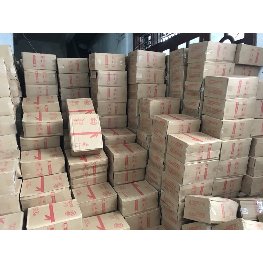 GIẤY ĂN GẤU TRÚC SIPIAO THÙNG 30 GÓI . Hàng Việt Nam