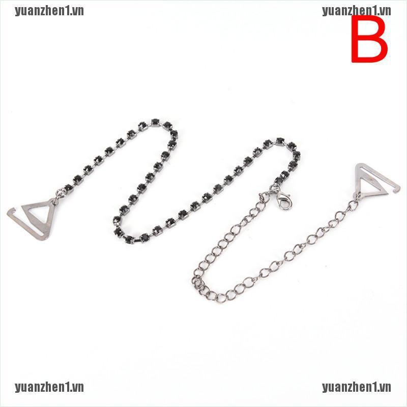 [YUANZHEN1] 1 Cặp Dây Đeo Áo Ngực 1 / 2Row Đính Kim Cương Pha Lê Trong Suốt