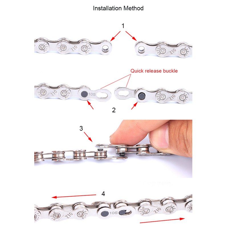 New Stock Toopre Bicycle Chain Single Speed 6 7 8 9 10 11Speed 116L (6/7/8S)