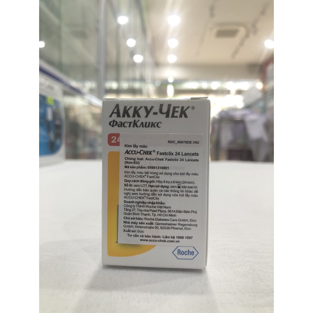 Kim Lấy Máu Accu-Chek Fastclix