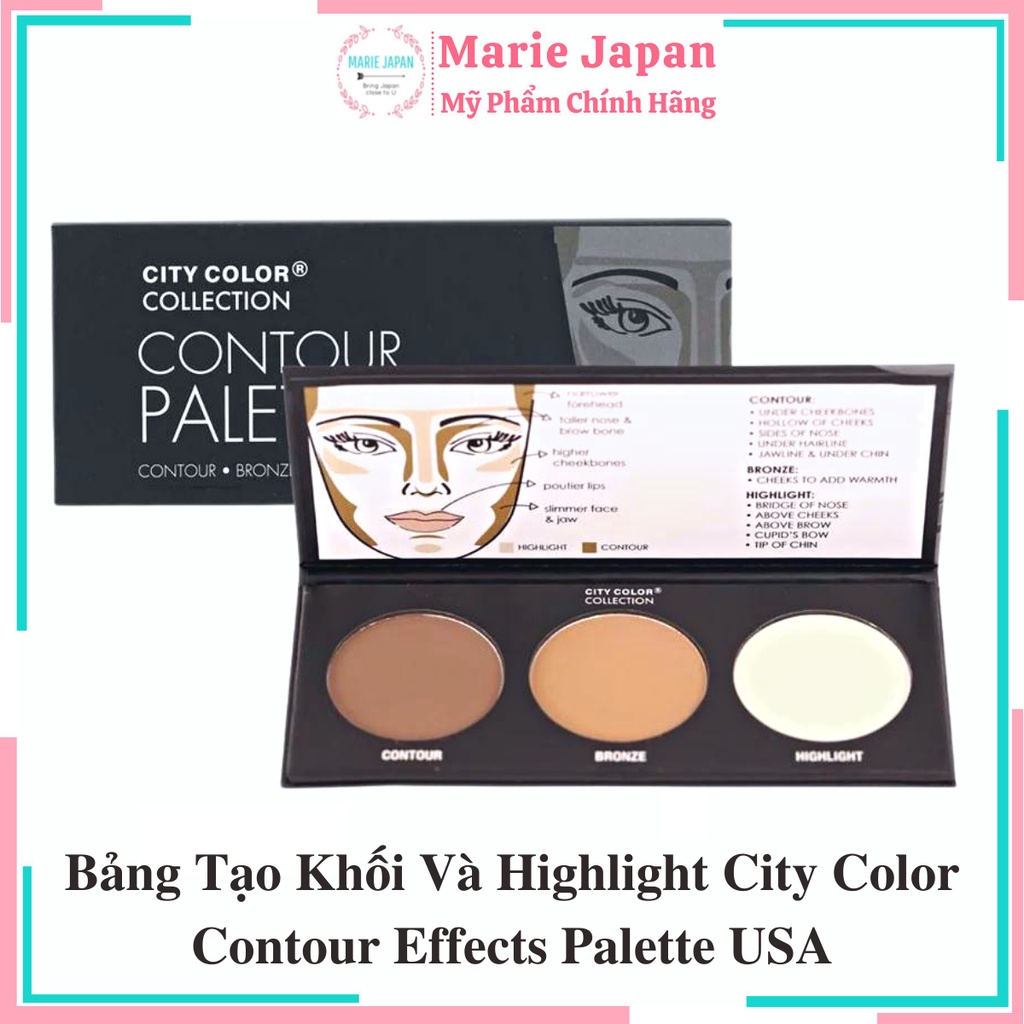 Bảng Tạo Khối Và Highlight City Color Contour Effects Palette USA