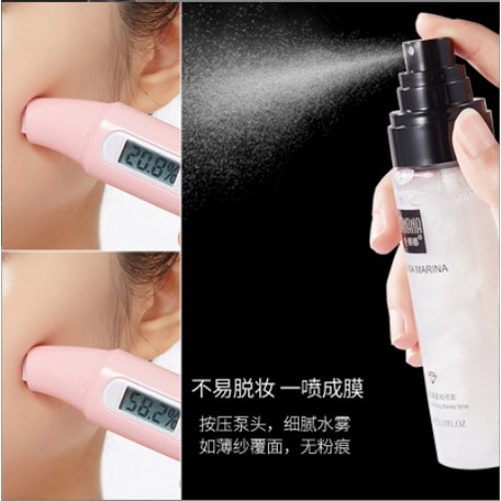 Xịt khoáng cấp ẩm Xịt Khóa Nền Tạo Hiệu Ứng Căng Bóng, Lâu Trôi ,giữ makeup SENANA Makeup Fixed , ánh nhũ 100ml