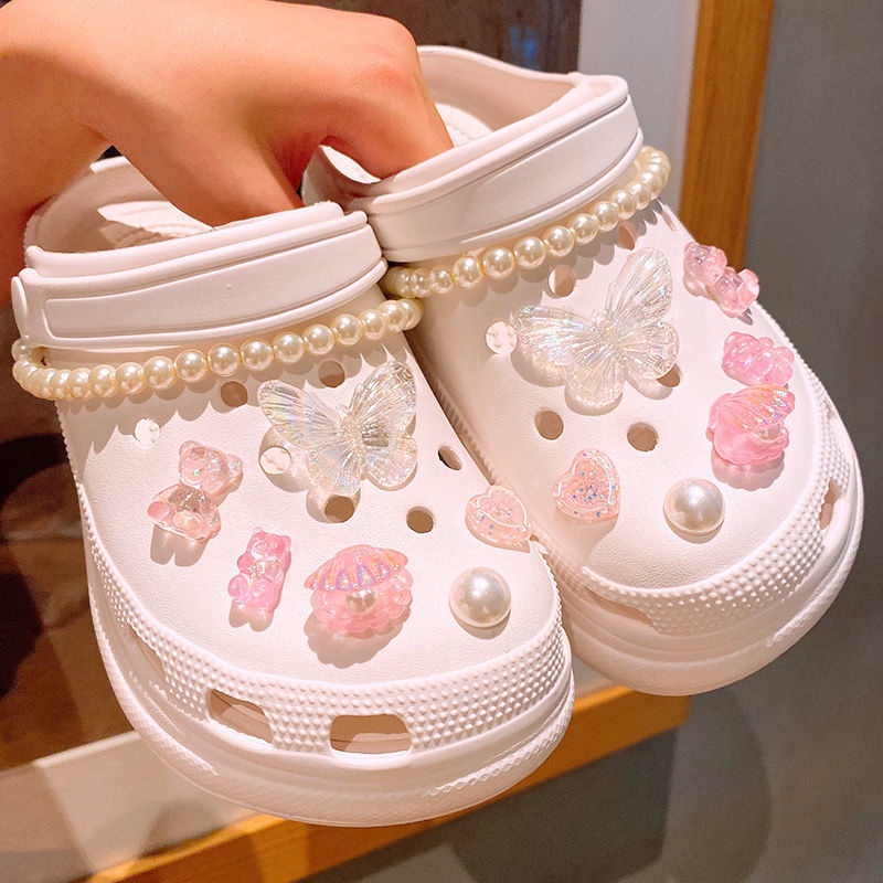 Phụ Kiện Charm Miếng Dán Trang Trí Giày Dép Crocs Diy
