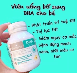 DHA Bio island cho trẻ từ 7m