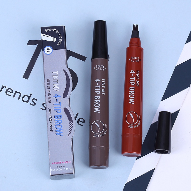 [Hàng mới về] Bút chì kẻ lông mày Edute Alice 5 màu nâu đen tự nhiên chống nước lâu trôi