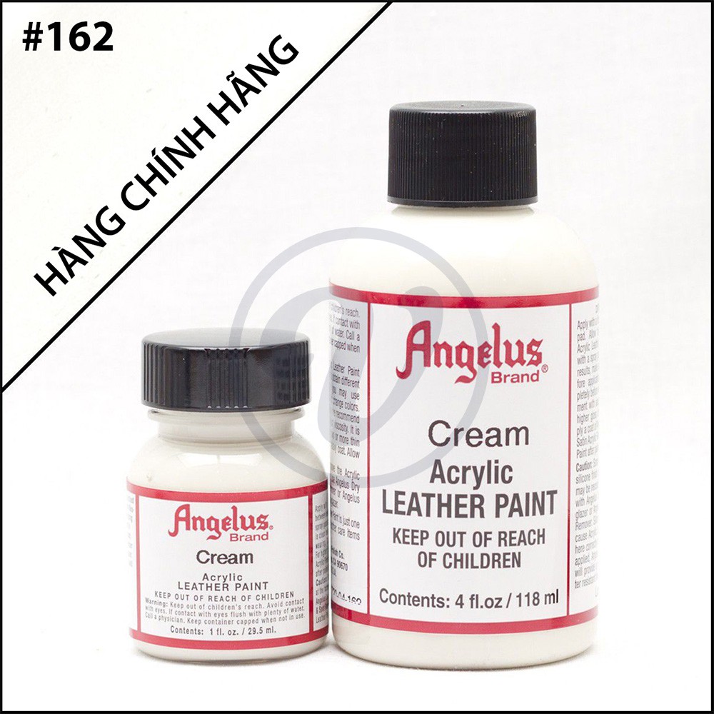 Cream 162 - Màu ANGELUS Leather Paint Standard vẽ trên da, vải, custom giày