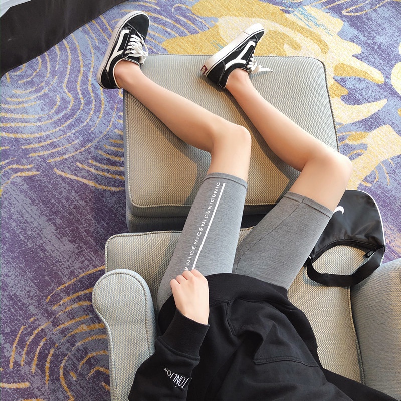 Quần Legging Lưng Cao Thiết Kế Mỏng 5 Điểm Hàng Mới Thời Trang Mùa Hè Dành Cho Nữ