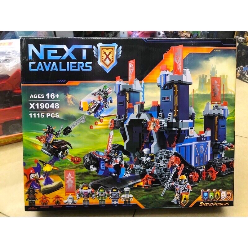 Lego Xếp Hình Nexo Knights X19048 ( Lắp Ráp Pháo Đài Di Động 1115 Mảnh )
