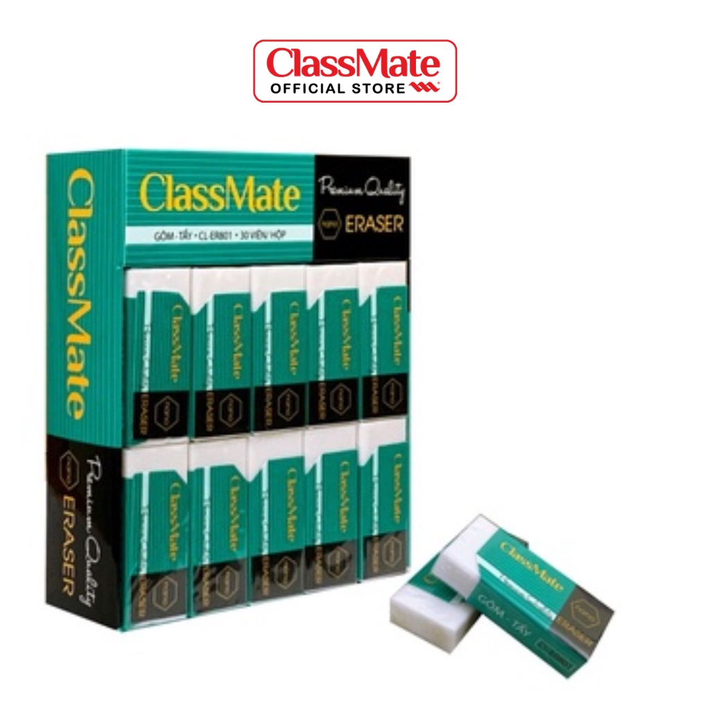 Gôm Tẩy Nano Premium Nhỏ CLASSMATE Giúp Làm Sạch Các Vết Chì Đen Một Cách Nhanh Chóng, Tiện Lợi, An Toàn Cho Bé CL-ER801