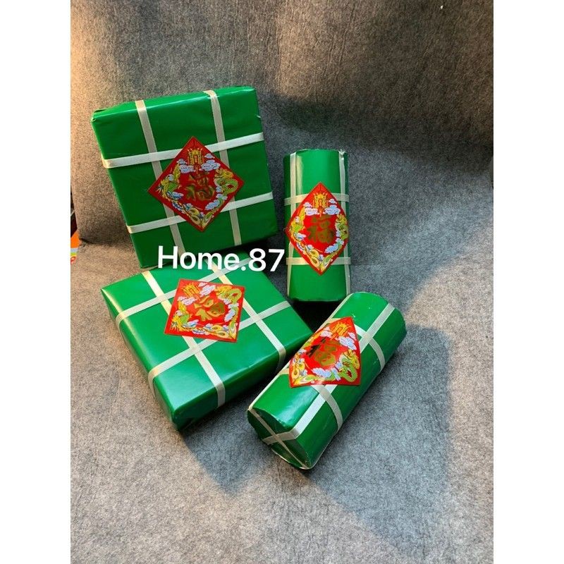 Mô hình bánh chưng  bánh tét trang trí tết 2022