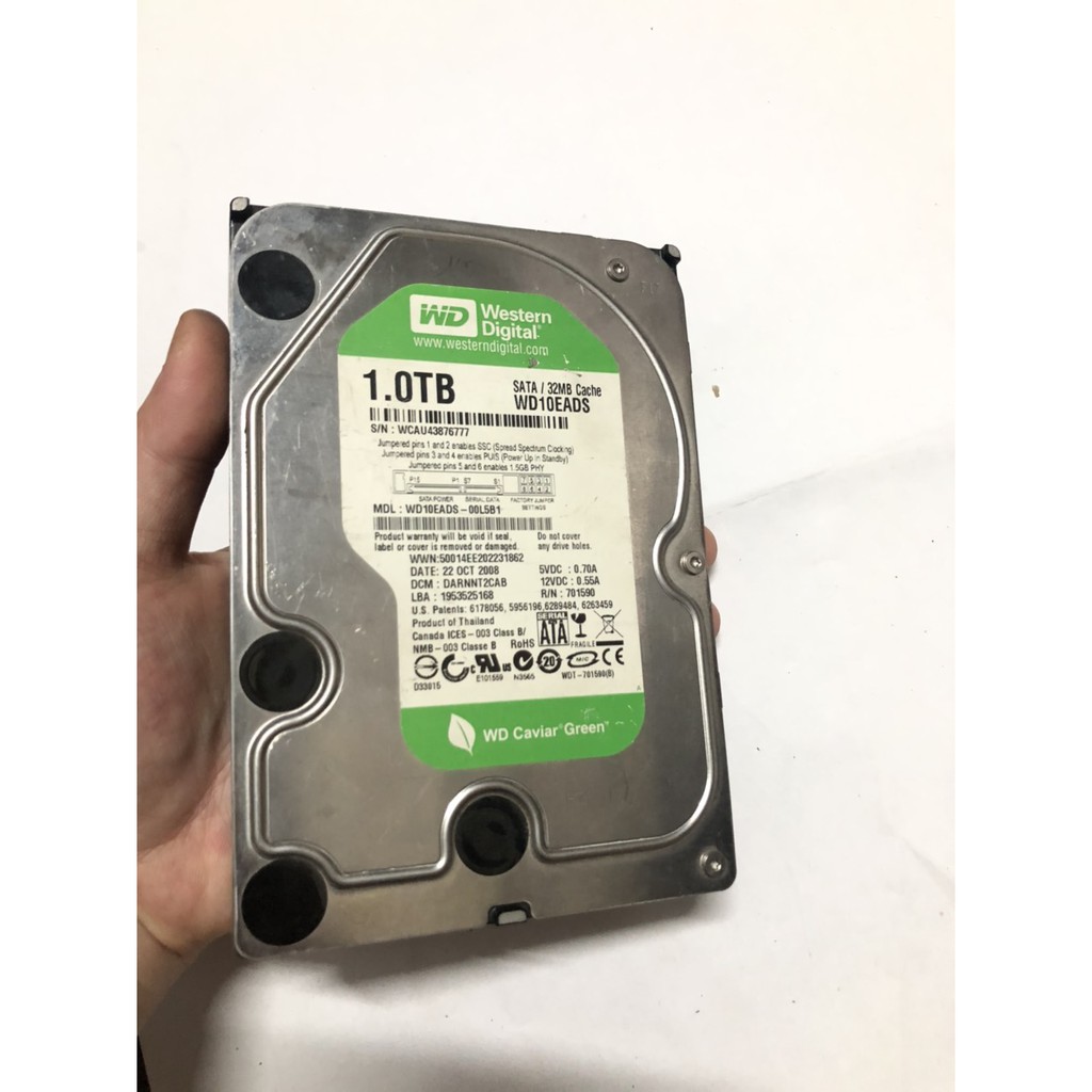 Ổ cứng HDD WD 1TB ít dùng