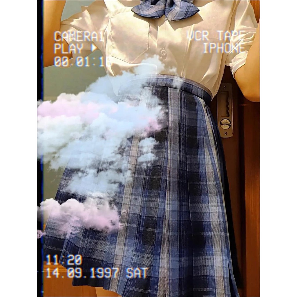 {REAL SẴN} Váy JK Tiểu Điềm Tâm 43cm tặng kèm nơ xinh xắn seifuku 2 màu | WebRaoVat - webraovat.net.vn