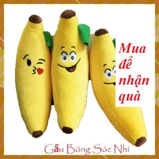 Gấu bông quả chuối ⚡ freeship ⚡ gấu bông trái chuối xinh xắn size 30cm