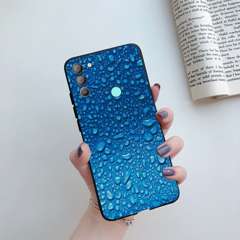 Ốp Điện Thoại Silicone TPU Mềm Dạng Nhám Họa Tiết Đáng Yêu Cho Tecno Pop 5 LTE BD4