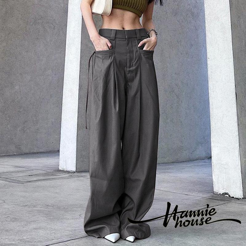 Quần ống rộng Màu Sắc Thời Trang Cho Nữ