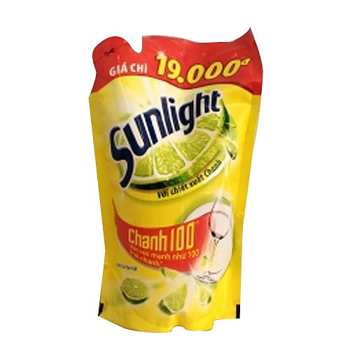 Nước rửa chén Sunlight (1.4kg) Chanh 100 - Sạch Nhanh Xả Bọt Nhanh