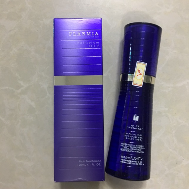 {Siêu rẻ} {Chính hãng} Tinh dầu dưỡng tóc Plarmia Hairserum Oil F 120ml