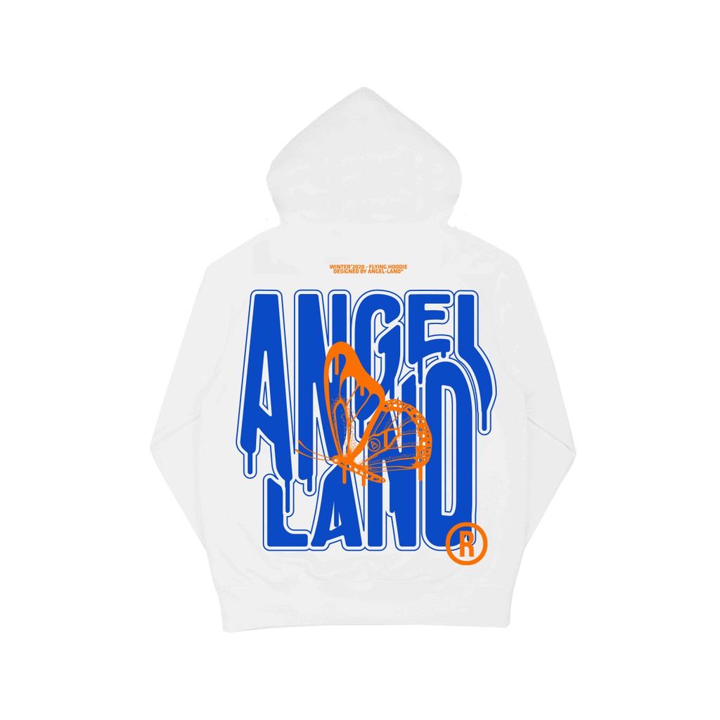 Áo khoác Angel-Land Flying zip-white chính hãng