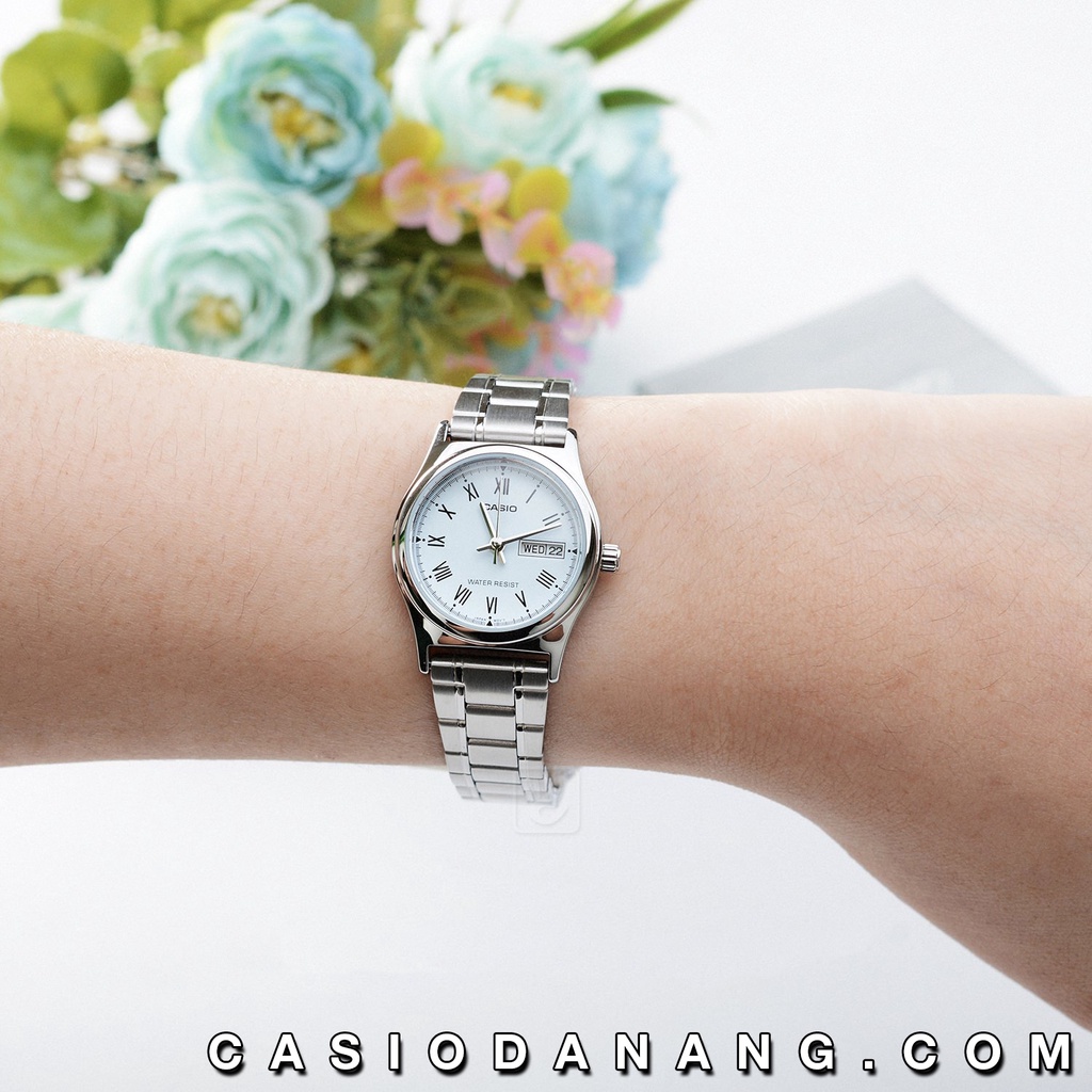 Đồng hồ nữ dây kim loại Casio chính hãng Anh Khuê LTP-V006D-2BUDF (25mm)