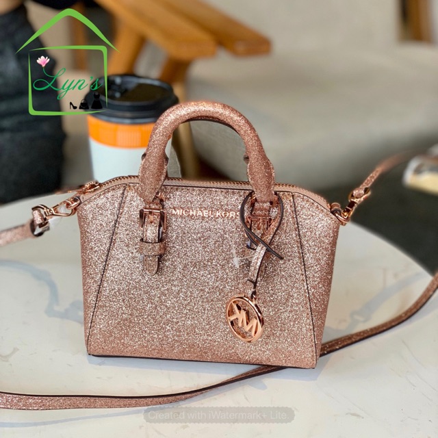 Túi Michael Kors Ciara Giftables nhỏ xinh lóng lánh kim sa