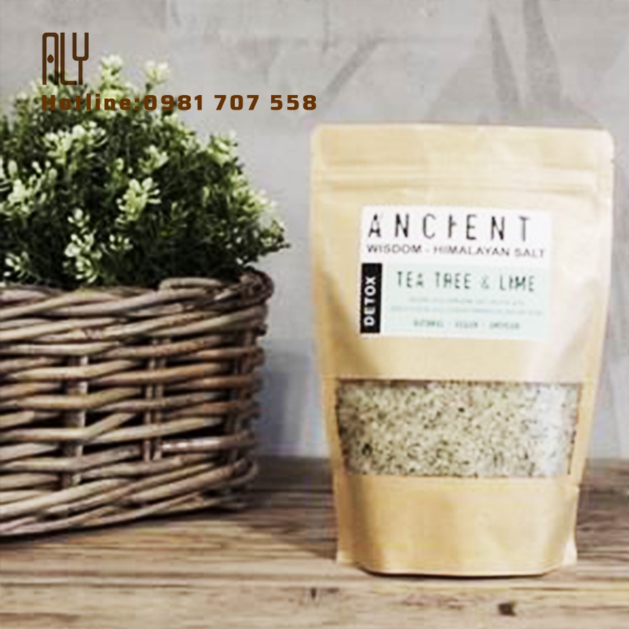 Túi Zip Mini Đựng 100gr Bột, Túi Zipper Giấy Kraft 10x15 Đáy Đứng Có Cửa Sổ _ALY