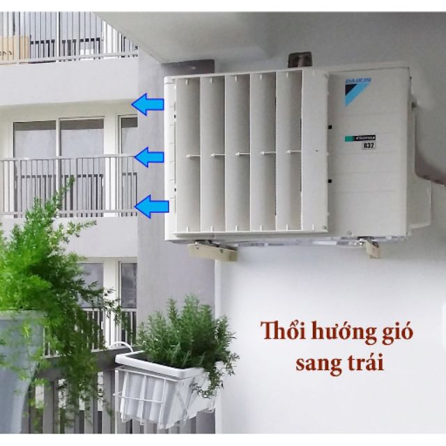 Mặt nạ (Louver) chuyển hướng gió cho dàn nóng máy lạnh