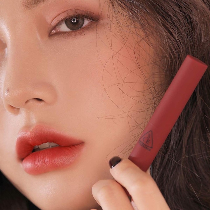 son 3CE Slim Velvet Lip Color - màu Fluffy Red (vỏ đỏ)