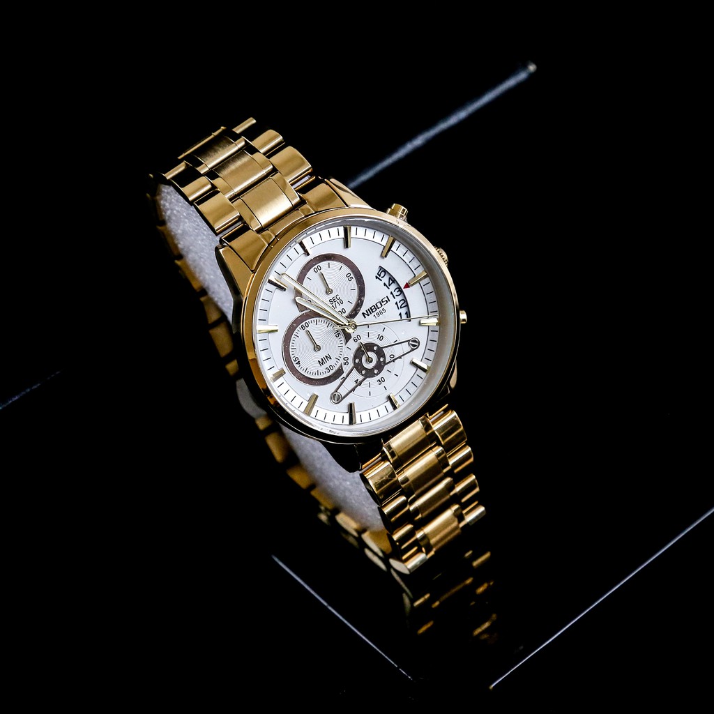 [Tặng vòng tay]Đồng hồ nam NIBOSI chính hãng NI2309A dây thép đúc đặc 6 kim | BigBuy360 - bigbuy360.vn