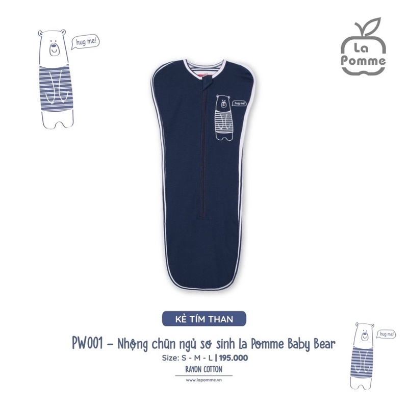 Lapome - Nhộng chũn ngủ sơ sinh BabyBear PW001