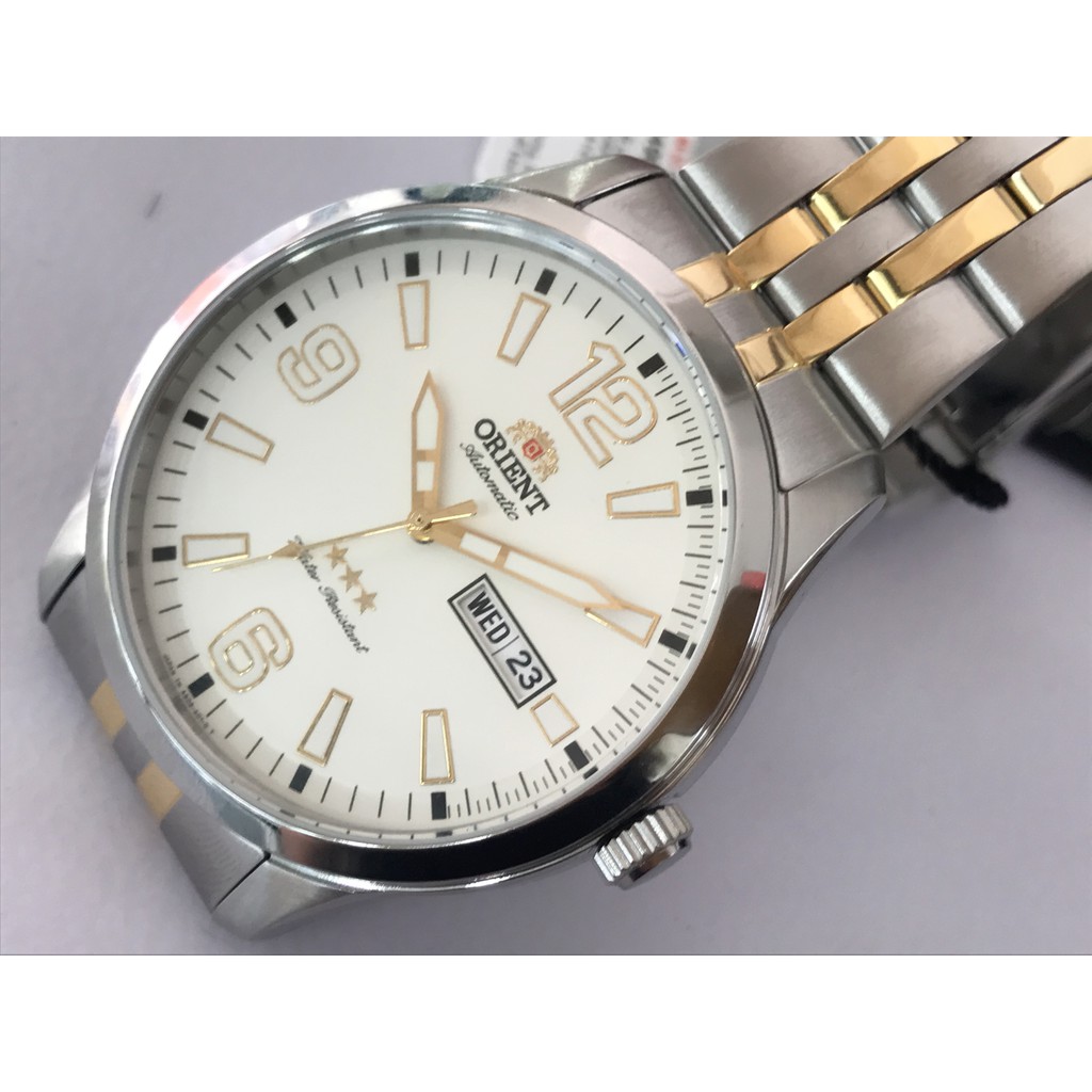 Đồng hồ Nam Chính Hãng Orient SAB0B008WB Automatic , Dây thép