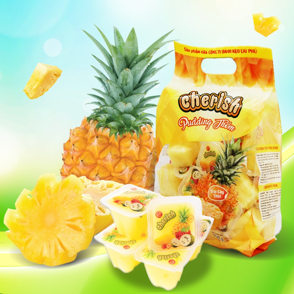 Thạch Pudding Cherish 850G
