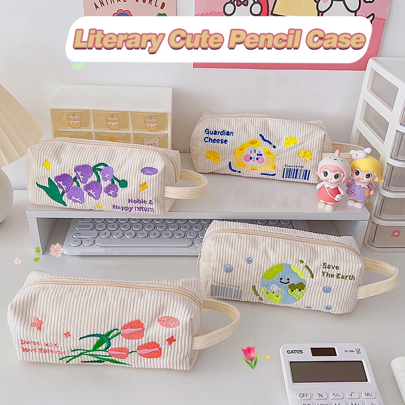 Túi Đựng Bút Thêu Họa Tiết Xinh Xắn Chất Lượng