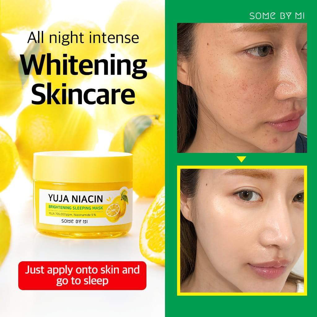 Mặt Nạ Ngủ Dưỡng Trắng Sáng Da Some By Mi Yuja Niacin 30 Days Miracle Brightening Sleeping Mask 15g