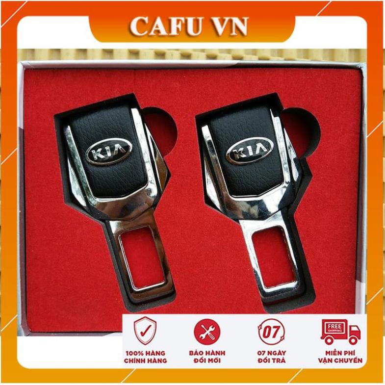 Chốt cài dây an toàn chốt cắm móc loại cao cấp có full logo hãng xe - CAFU VN